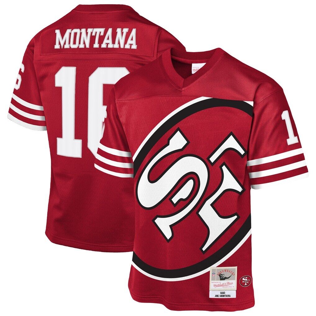 Joe Montana San Francisco 49ers Mitchell & Ness Youth 1990 Throwback Fashion Jersey - Scarlet