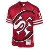 Joe Montana San Francisco 49ers Mitchell & Ness Youth 1990 Throwback Fashion Jersey - - Side View