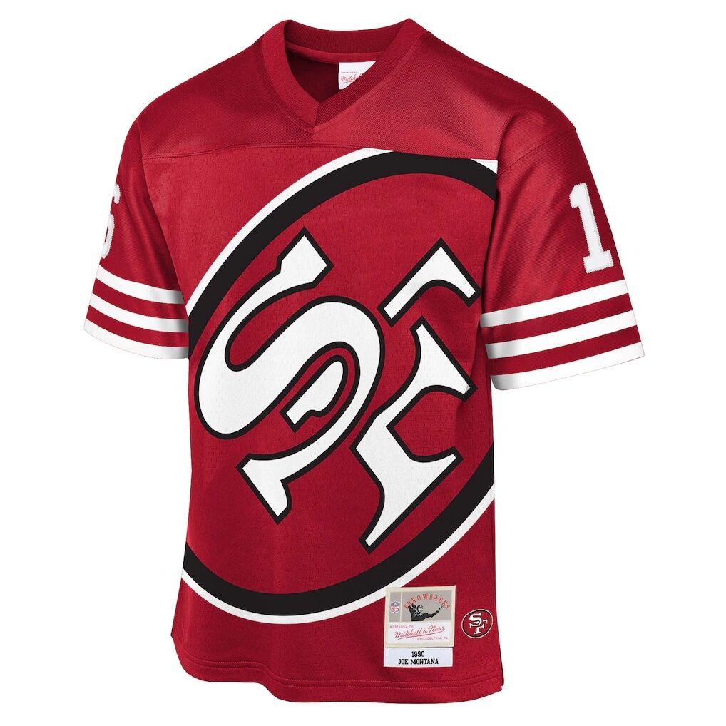 Joe Montana San Francisco 49ers Mitchell & Ness Youth 1990 Throwback Fashion Jersey - Scarlet
