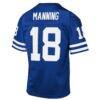 Peyton Manning Indianapolis Colts Mitchell & Ness Youth 1998 Throwback Fashion Jersey - - Detail View