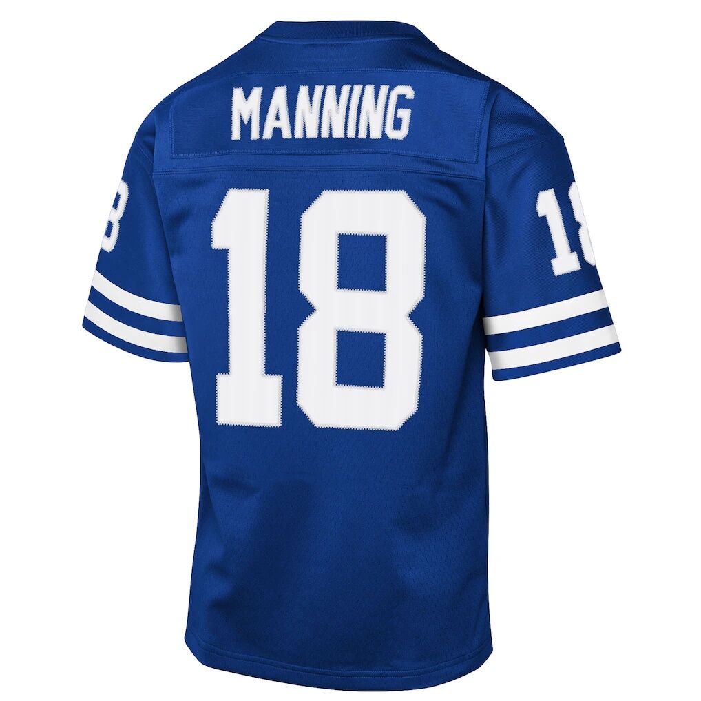 Peyton Manning Indianapolis Colts Mitchell & Ness Youth 1998 Throwback Fashion Jersey - Royal