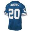 Barry Sanders Detroit Lions Mitchell & Ness Youth 1996 Throwback Fashion Jersey - Blue - Detail View