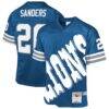 Barry Sanders Detroit Lions Mitchell & Ness Youth 1996 Throwback Fashion Jersey - Blue - Front View