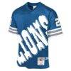 Barry Sanders Detroit Lions Mitchell & Ness Youth 1996 Throwback Fashion Jersey - Blue - Side View