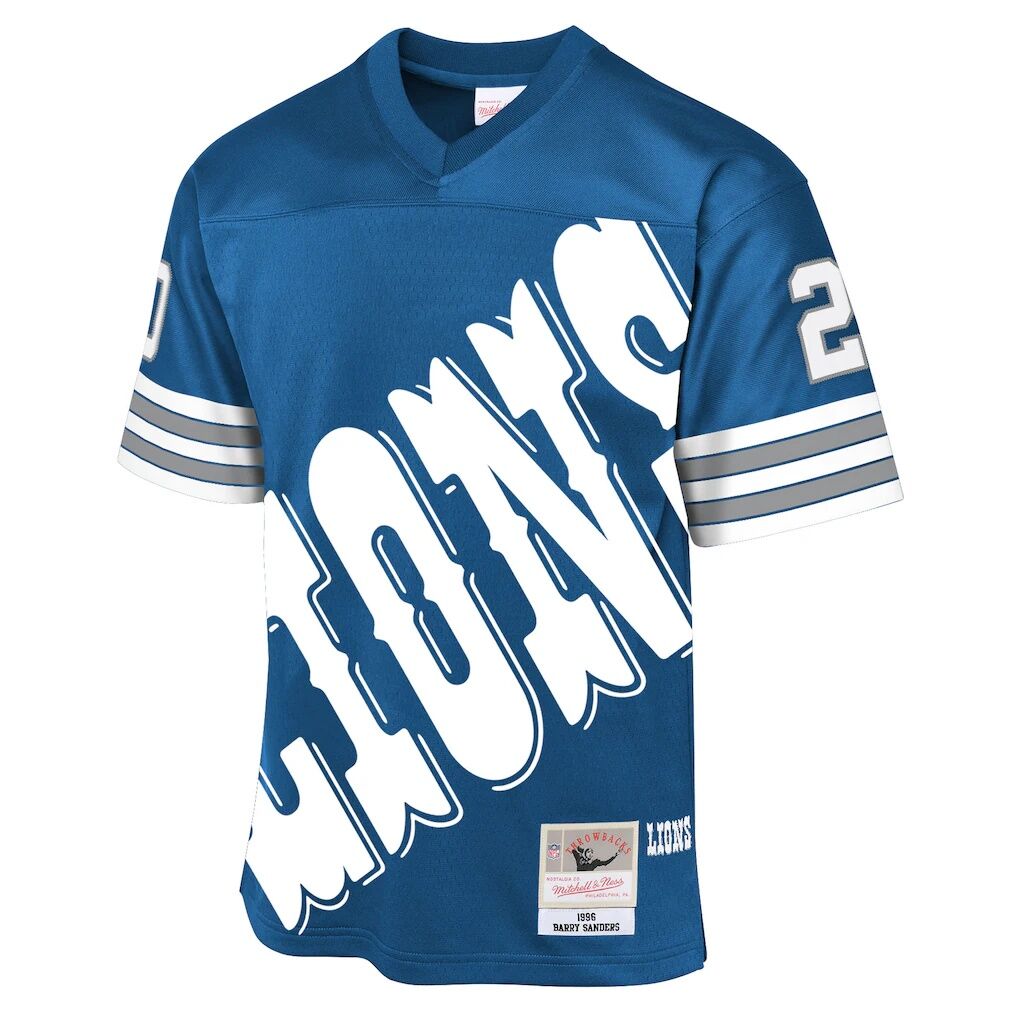 Barry Sanders Detroit Lions Mitchell & Ness Youth 1996 Throwback Fashion Jersey