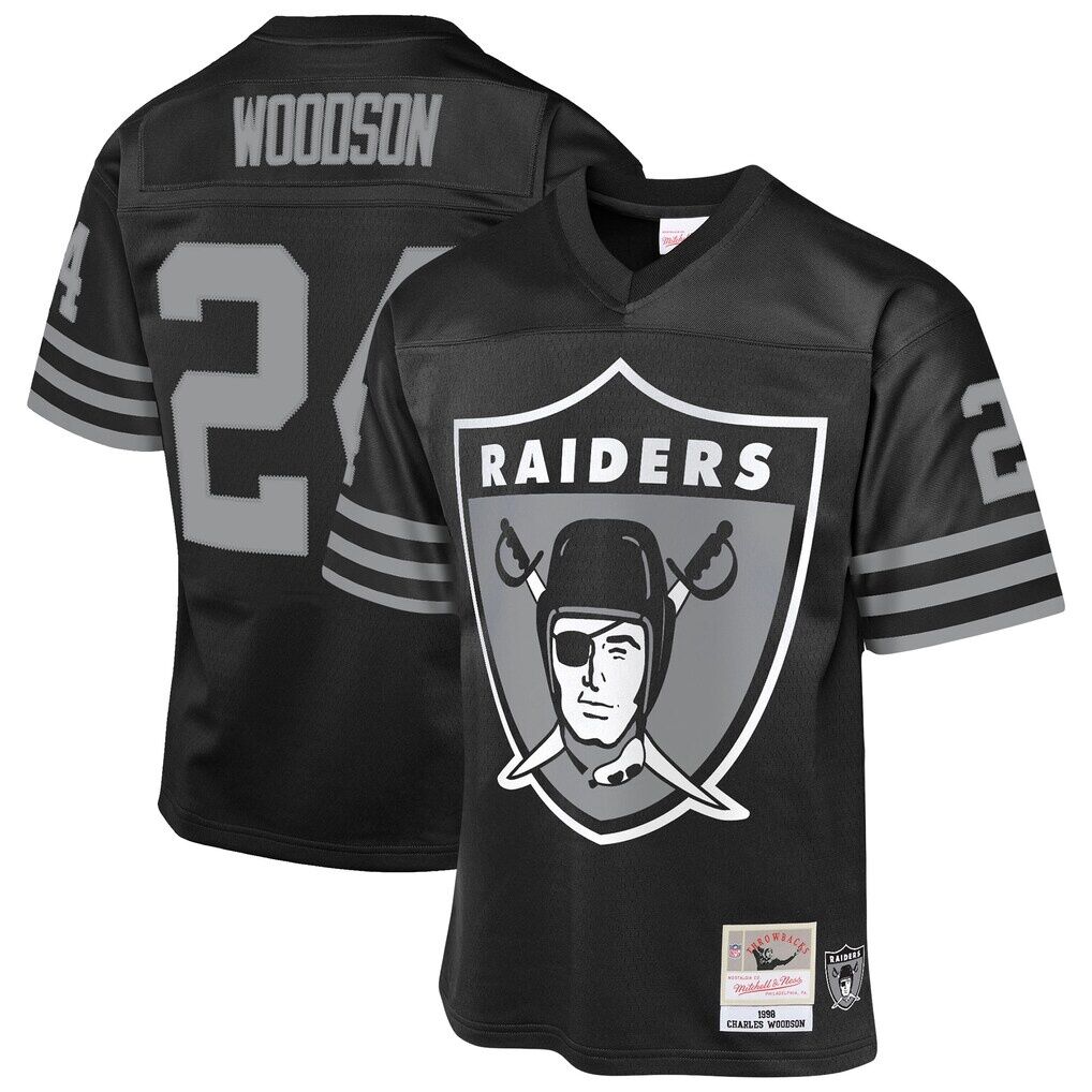 Charles Woodson Las Vegas Raiders Mitchell & Ness Youth 1998 Throwback Fashion Jersey