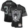 Bo Jackson Las Vegas Raiders Mitchell & Ness Youth 1988 Throwback Fashion Jersey - Black - Front View