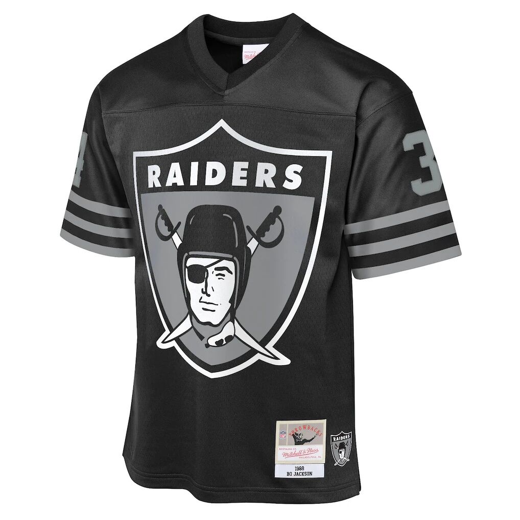 Bo Jackson Las Vegas Raiders Mitchell & Ness Youth 1988 Throwback Fashion Jersey