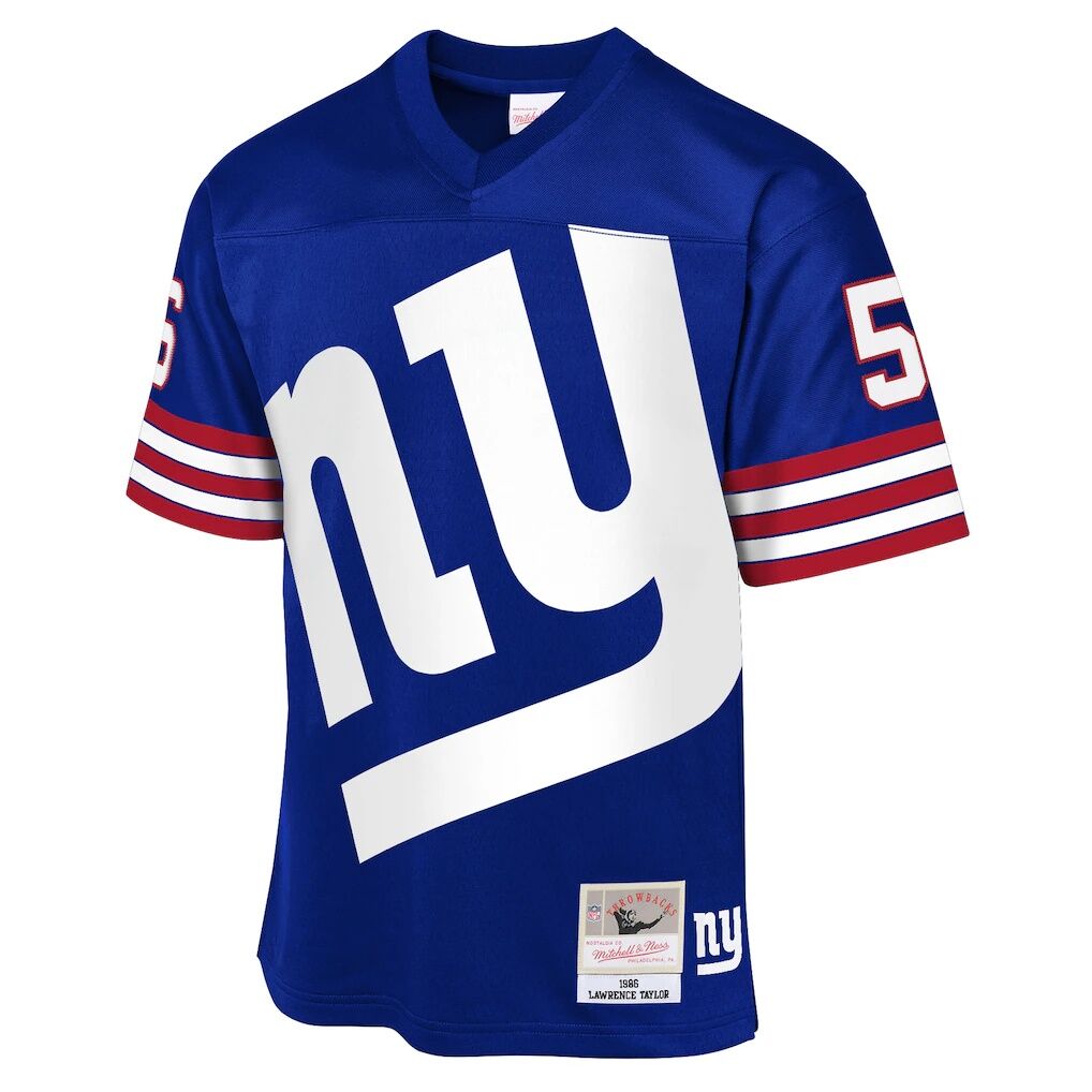 Lawrence Taylor New York Giants Mitchell & Ness Youth 1986 Throwback Fashion Jersey - Royal