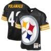 Troy Polamalu Pittsburgh Steelers Mitchell & Ness Youth 2005 Throwback Fashion Jersey - Black - Front View