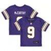 J.J. McCarthy Minnesota Vikings Nike Preschool Classic Player Game Jersey - Purple - Front View