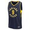 T.J. McConnell Indiana Pacers Fashion7 Fast Break Replica Player Jersey - Navy - Side View