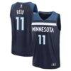 Naz Reid Minnesota Timberwolves Fashion7 Fast Break Replica Player Jersey - Navy - Front View