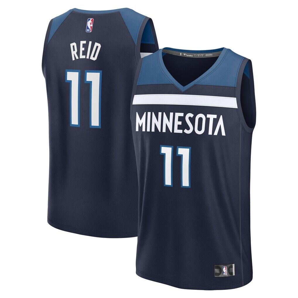 Naz Reid Minnesota Timberwolves Fashion7 Fast Break Replica Player Jersey - Icon Edition
