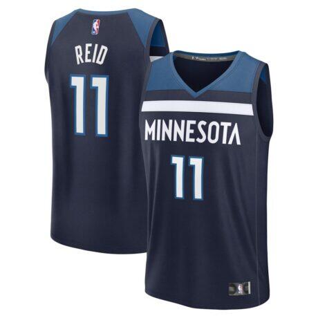 Naz Reid Minnesota Timberwolves Fashion7 Youth Fast Break Replica Player Jersey - Icon Edition
