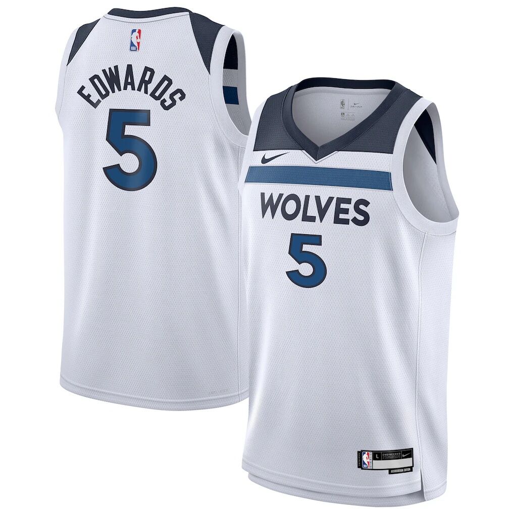 Anthony Edwards Minnesota Timberwolves Nike Youth Swingman Jersey - Association Edition