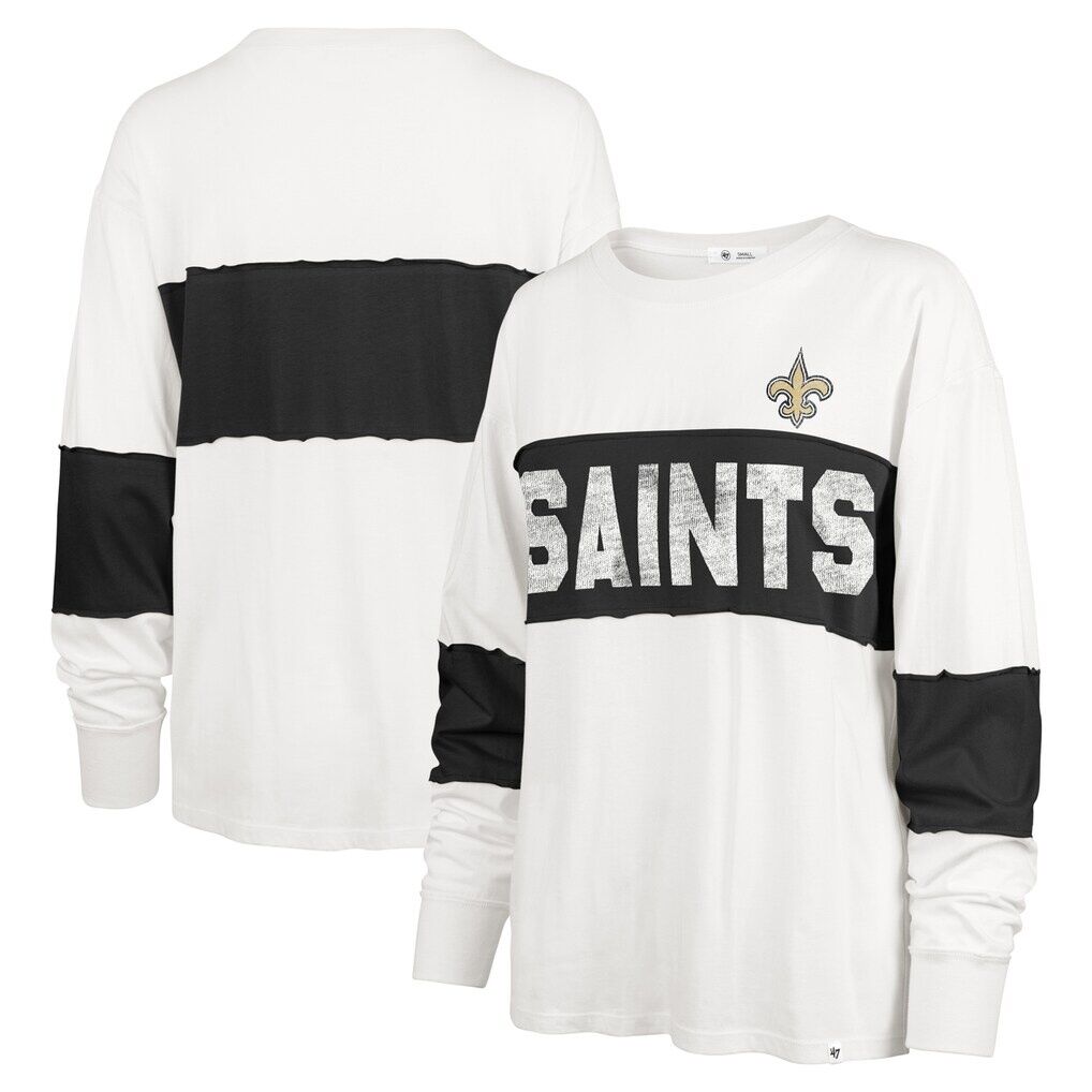 New Orleans Saints '47 Women's Clubhouse Pride Taylor Long Sleeve T-Shirt