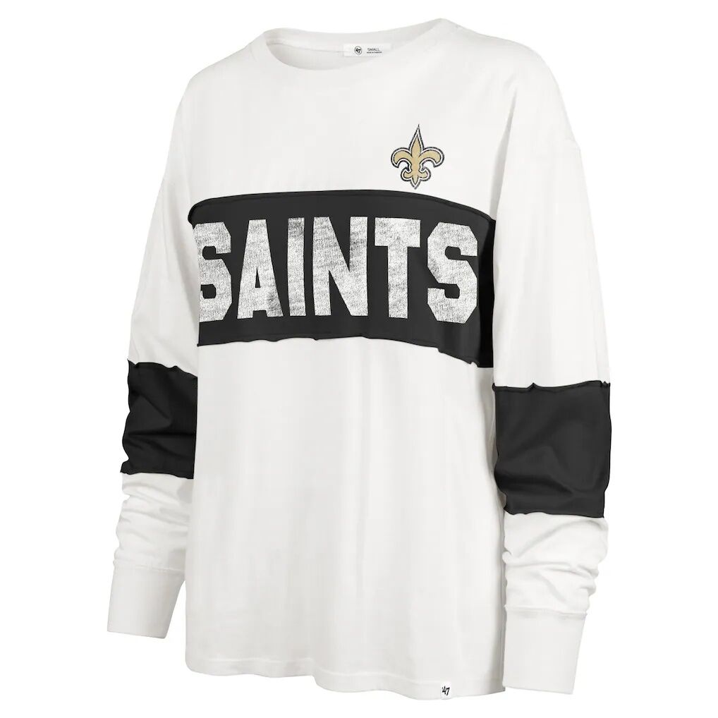 New Orleans Saints '47 Women's Clubhouse Pride Taylor Long Sleeve T-Shirt