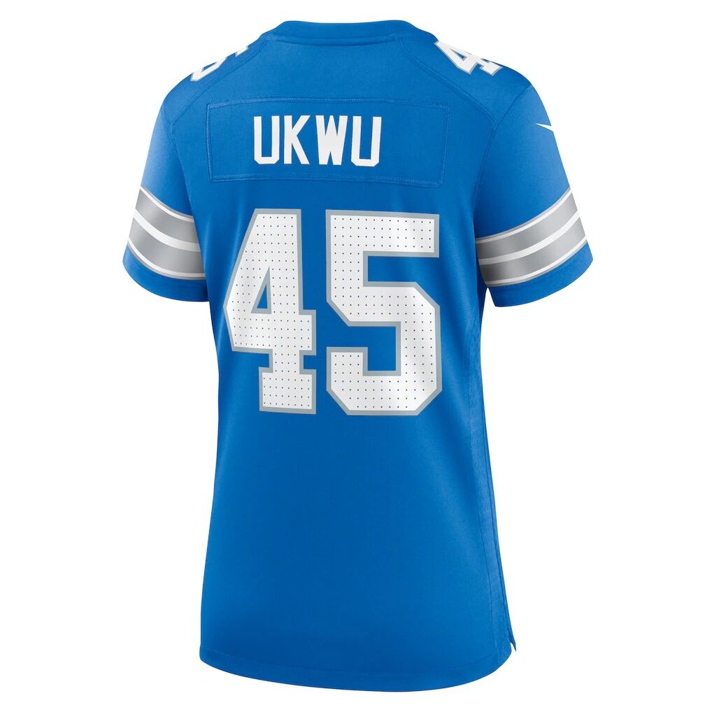 Isaac Ukwu Detroit Lions Nike Women's Game Jersey