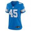 Isaac Ukwu Detroit Lions Nike Women's Game Jersey - Blue - Side View