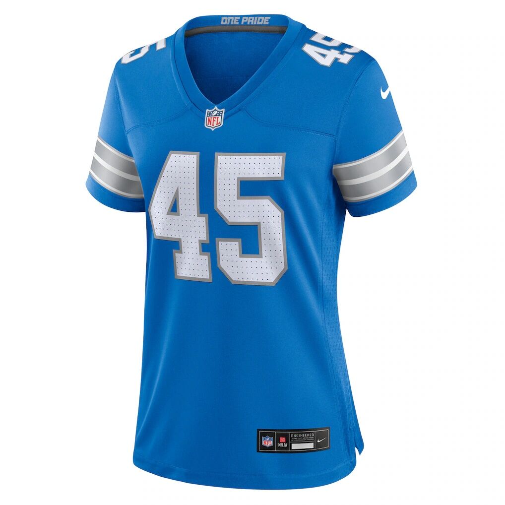Isaac Ukwu Detroit Lions Nike Women's Game Jersey