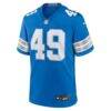 Hogan Hatten Detroit Lions Nike Game Jersey - Blue - Side View