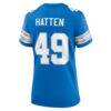 Hogan Hatten Detroit Lions Nike Women's Game Jersey - Blue - Detail View
