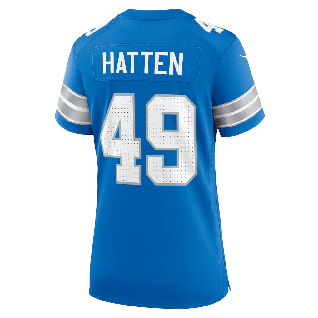 Hogan Hatten Detroit Lions Nike Women's Game Jersey
