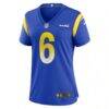 Drake Stoops Los Angeles Rams Nike Women's Game Jersey - - Side View
