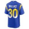 Josh Wallace Los Angeles Rams Nike Game Jersey - - Detail View
