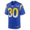 Josh Wallace Los Angeles Rams Nike Game Jersey - - Side View