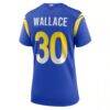 Josh Wallace Los Angeles Rams Nike Women's Game Jersey - - Detail View