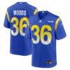 Charles Woods Los Angeles Rams Nike Game Jersey - - Front View