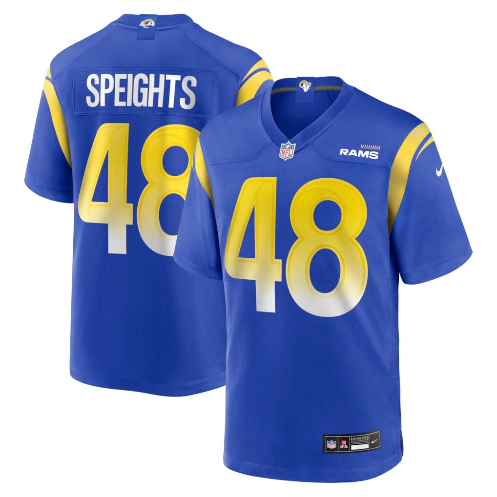 Omar Speights Los Angeles Rams Nike Game Jersey -  Royal