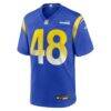 Omar Speights Los Angeles Rams Nike Game Jersey - - Side View