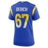 Justin Dedich Los Angeles Rams Nike Women's Game Jersey - - Detail View