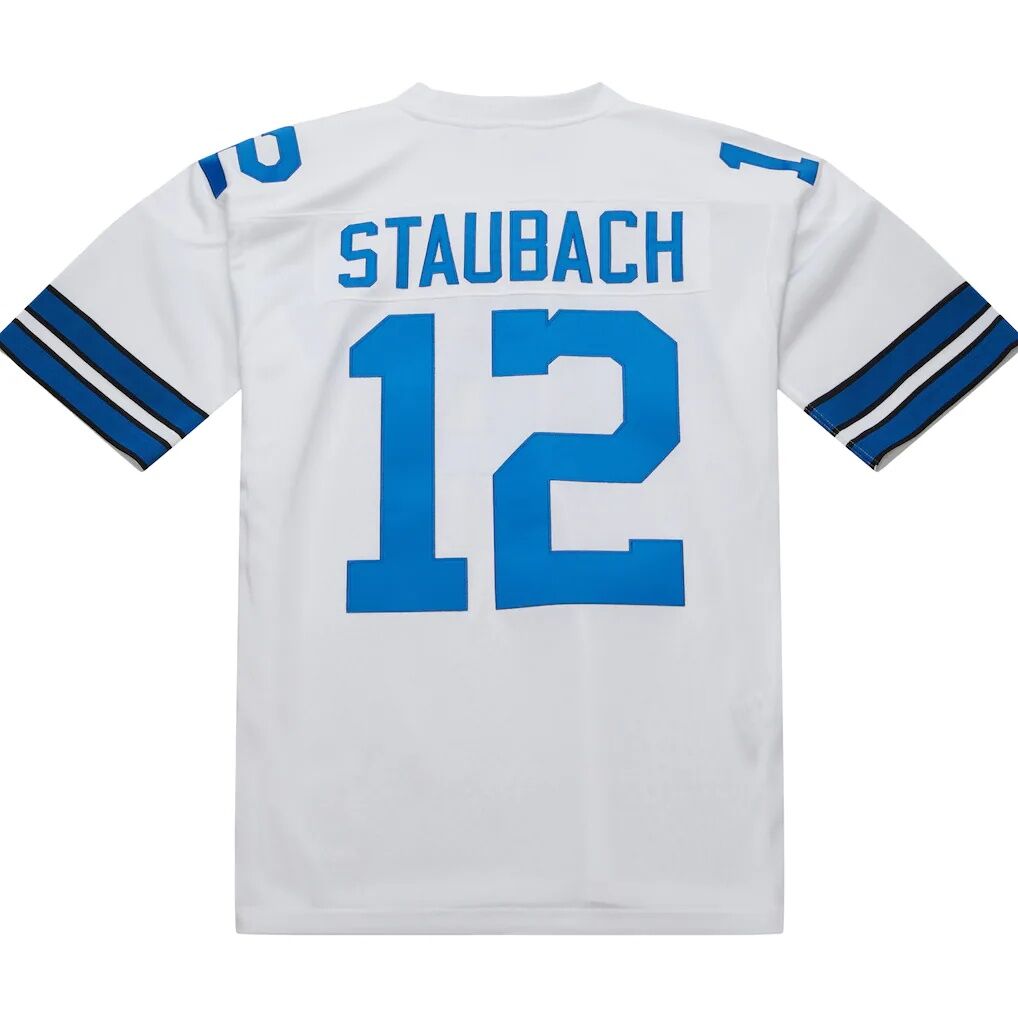 Roger Staubach Dallas Cowboys 1975 Mitchell & Ness Authentic Throwback Retired Player Jersey