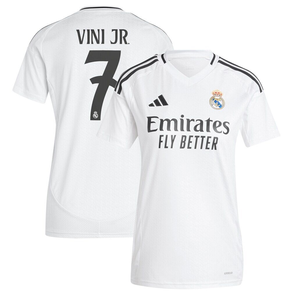Vini Jr. Real Madrid adidas Women’s 2024/25 Home Replica Player Jersey