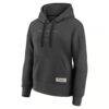 San Francisco Giants Fashion7 Women's Elements Future Ground Subtle Tonal Pullover Hoodie - Charcoal - Side View