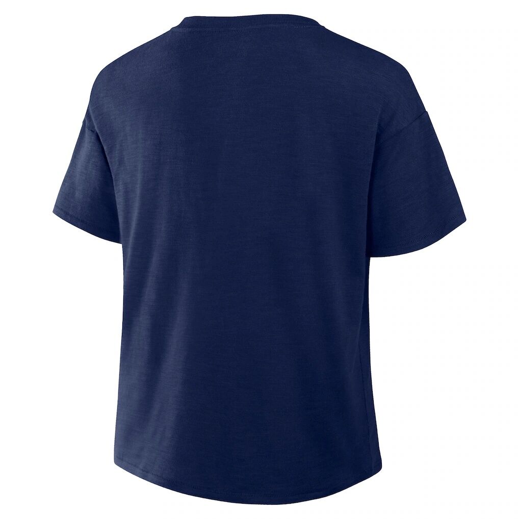 Cleveland Guardians Fashion7 Women's Fan Fave Stadium Slub Boxy Notch Neck T-Shirt