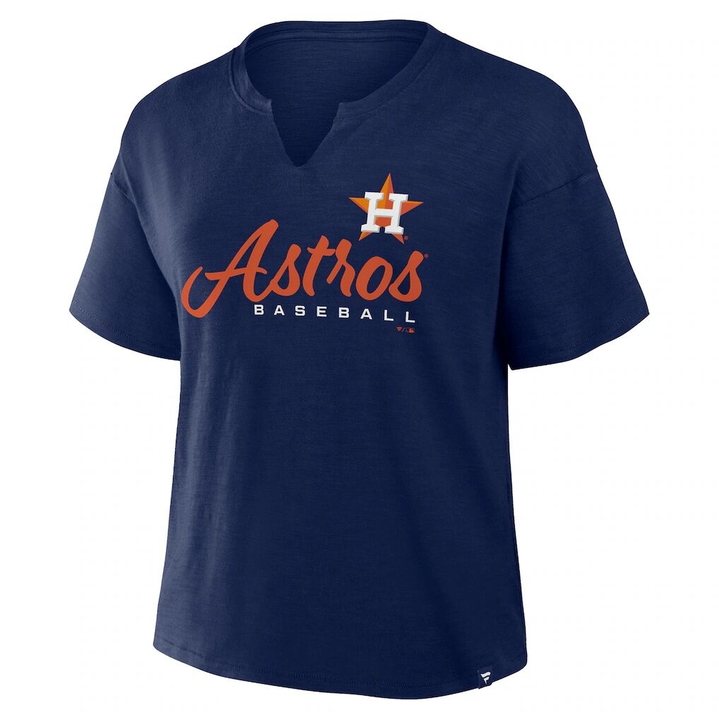 Houston Astros Fashion7 Women’s Fan Fave Stadium Slub Boxy T-Shirt
