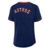 Houston Astros Fashion7 Women's League Diva Star Raglan V-Neck T-Shirt - Navy - Detail View