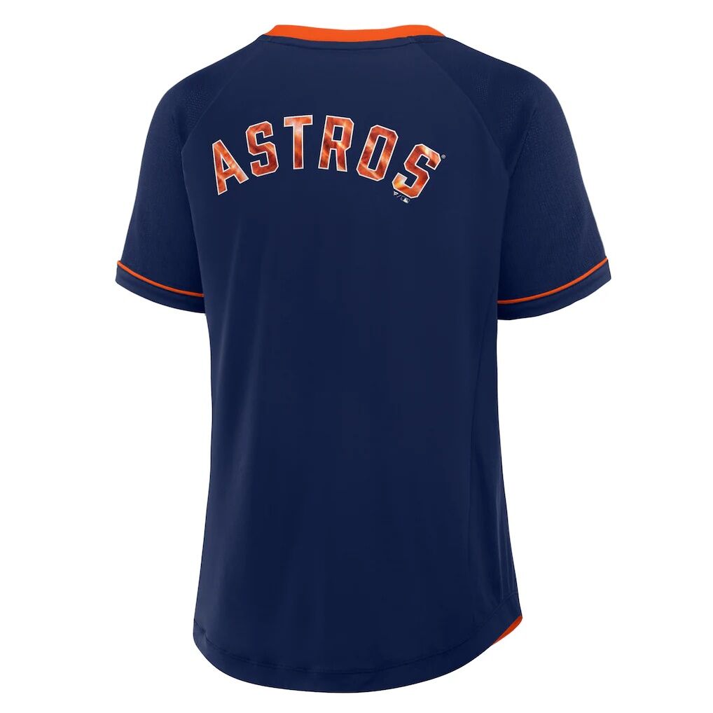 Houston Astros Fashion7 Women’s League Diva Star Raglan V-Neck T-Shirt