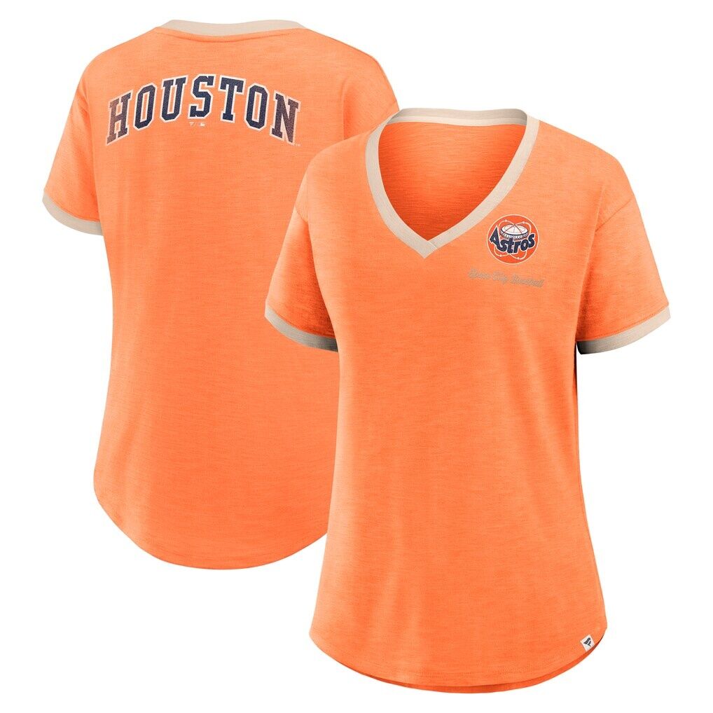 Houston Astros Fashion7 Women’s Binge Worthy Stadium Slub V-Neck T-Shirt