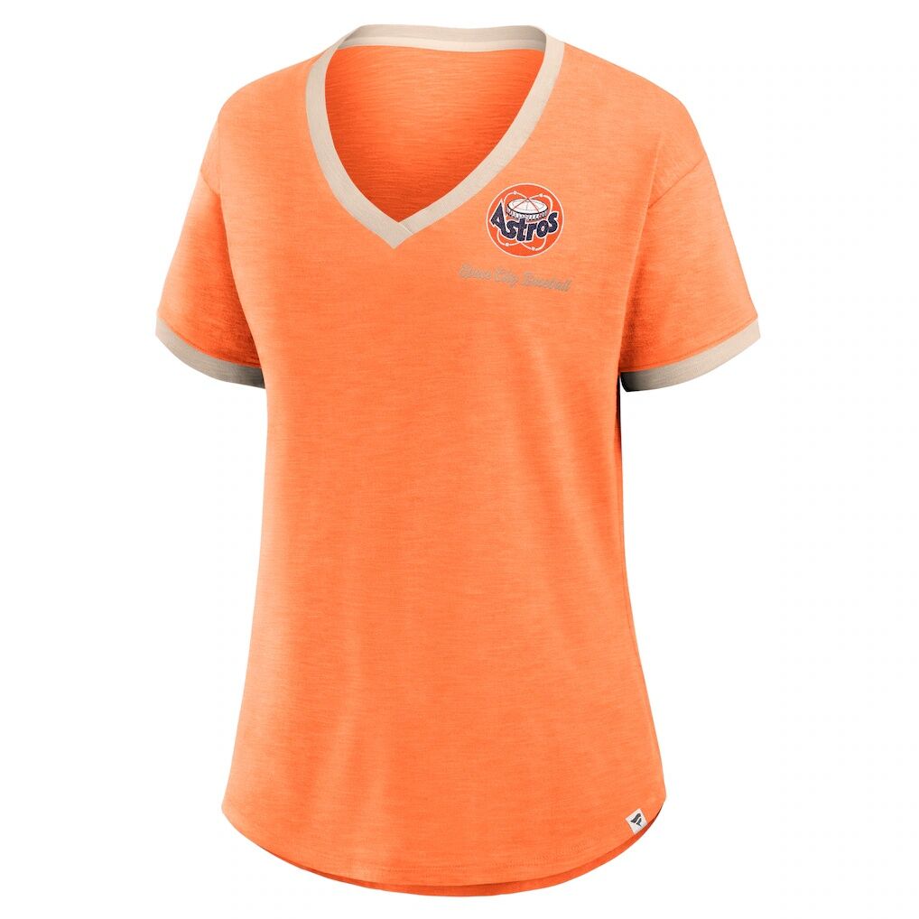 Houston Astros Fashion7 Women’s Binge Worthy Stadium Slub V-Neck T-Shirt