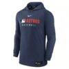 Houston Astros Nike Authentic Collection Lightweight Dri-FIT Hoodie - - Side View