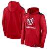 Washington Nationals Nike Authentic Collection Performance Pullover Hoodie - Red - Front View
