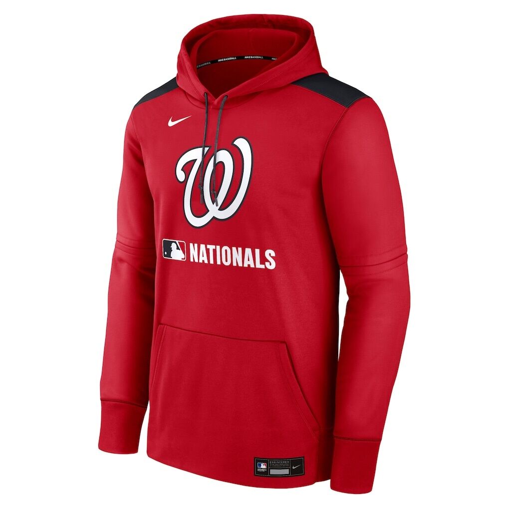 Washington Nationals Nike Authentic Collection Performance Pullover Hoodie