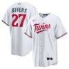 Ryan Jeffers Minnesota Twins Nike Home Replica Player Jersey - White - Front View