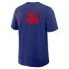 Texas Rangers Nike Authentic Collection Early Work Tri-Blend Dri-FIT T-Shirt - Royal - Detail View